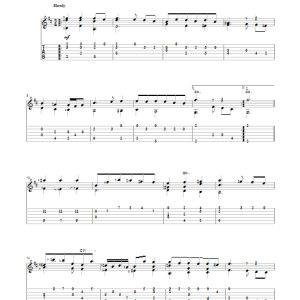 J.S. Bach Violin Partita No. 1, BWV 1002 "Sarabande" Musik Noten - Solo Guitar - 96507-0