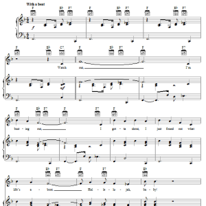 Jule Styne Hallelujah, Baby Musik Noten - Piano, Vocal & Guitar Chords - 64112-0