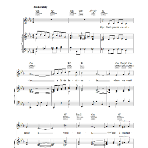 Jule Styne It's Delightful Down In Chile Musik Noten - Piano, Vocal & Guitar Chords - 37539-0
