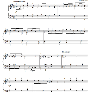 Jules Massenet Gavotte Musik Noten - Easy Piano - 63125-0