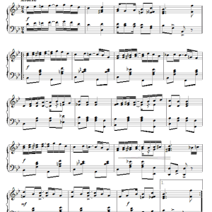 Julia Lee Niebergall Hoosier Rag Musik Noten - Piano Solo - 65782-0