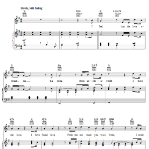 Julian Lennon Cole's Song Musik Noten - Piano, Vocal & Guitar Chords - 16297-0