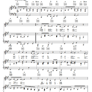 Julie Gold Every Living Thing Musik Noten - Piano, Vocal & Guitar Chords - 53414-0