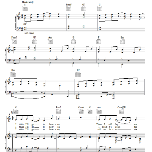 Julie Gold Heaven Musik Noten - Piano, Vocal & Guitar Chords - 53416-0
