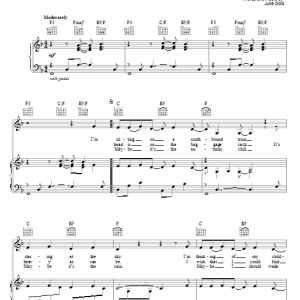 Julie Gold Southbound Train (The Sound Of Goodbye) Musik Noten - Piano, Vocal & Guitar Chords - 53417-0