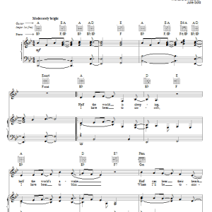 Julie Gold The Journey Musik Noten - Piano, Vocal & Guitar Chords - 53411-0