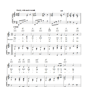 Julie Rogers The Hawaiian Wedding Song Musik Noten - Piano, Vocal & Guitar Chords - 103540-0