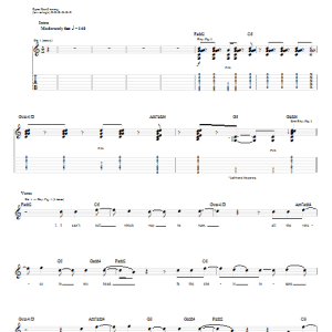 Justin King Change Musik Noten - Guitar Tab - 64461-0