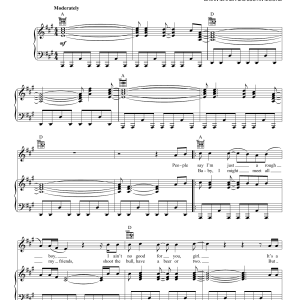 Justin Moore Til My Last Day Musik Noten - Piano, Vocal & Guitar Chords - 95350-0