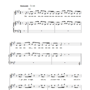 Justin Timberlake Right For Me Musik Noten - Piano, Vocal & Guitar Chords - 38462-0