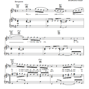Justin Timberlake Spaceship Coupe Musik Noten - Piano, Vocal & Guitar Chords - 98843-0