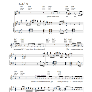 Justin Timberlake Take It From Here Musik Noten - Piano, Vocal & Guitar Chords - 38448-0