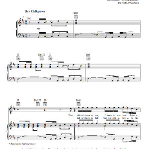 Justin Timberlake That Girl Musik Noten - Piano, Vocal & Guitar Chords - 98849-0