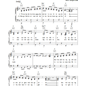 Kai Normann Andersen Alle Gar Rundt Og Forelsker Sig Musik Noten - Piano, Vocal & Guitar Chords - 33698-0