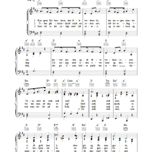 Kai Normann Andersen De Sma Sma Smil Musik Noten - Piano, Vocal & Guitar Chords - 33702-0