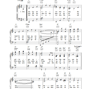 Kai Normann Andersen Den Dejligste Vise I Verden Musik Noten - Piano, Vocal & Guitar Chords - 33704-0