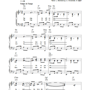 Kai Normann Andersen Du Gamle Mane Musik Noten - Piano, Vocal & Guitar Chords - 33709-0