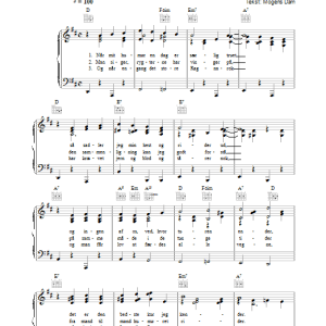 Kai Normann Andersen Flyv Min Hest Musik Noten - Piano, Vocal & Guitar Chords - 33710-0