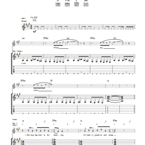 Kaiser Chiefs Addicted To Drugs Musik Noten - Guitar Tab - 43508-0