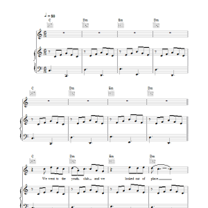 Kaiser Chiefs Boxing Champ Musik Noten - Piano, Vocal & Guitar Chords - 38005-0