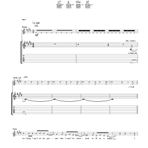 Kaiser Chiefs Can't Say What I Mean Musik Noten - Guitar Tab - 43514-0