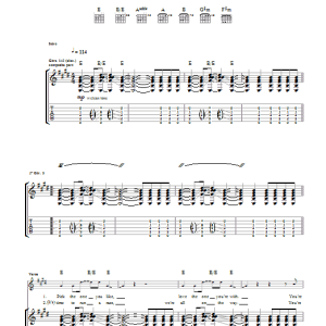 Kaiser Chiefs Remember You're A Girl Musik Noten - Guitar Tab - 43512-0