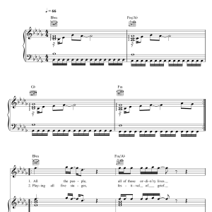 Kaiser Chiefs Roses Musik Noten - Piano, Vocal & Guitar Chords - 118609-0