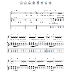 Kaiser Chiefs Saturday Night Musik Noten - Guitar Tab - 32433-0