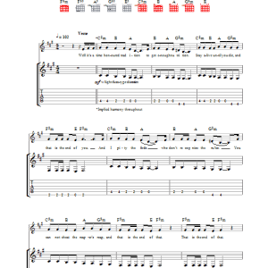 Kaiser Chiefs Time Honoured Tradition Musik Noten - Guitar Tab - 32435-0