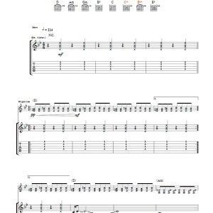 Kaiser Chiefs Tomato In The Rain Musik Noten - Guitar Tab - 43507-0