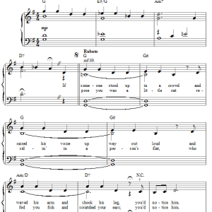 Kander & Ebb Mister Cellophane Musik Noten - Piano, Vocal & Guitar Chords - 31127-0