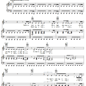 Kansas Fight Fire With Fire Musik Noten - Piano, Vocal & Guitar Chords - 64199-0