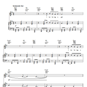 Kara DioGuardi I Luv Being A Girl Musik Noten - Piano, Vocal & Guitar Chords - 70017-0
