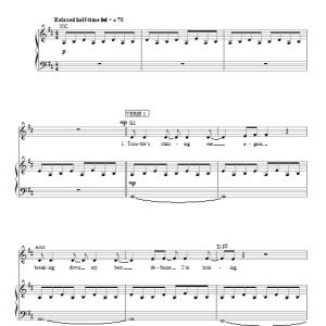 Kari Jobe Find You On My Knees Musik Noten - Piano, Vocal & Guitar Chords - 87721-0