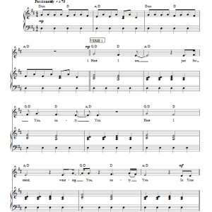Kari Jobe One Desire Musik Noten - Piano, Vocal & Guitar Chords - 87727-0