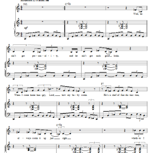 Karrin Allyson Sweet Home Cookin' Man Musik Noten - Piano & Vocal - 95743-0