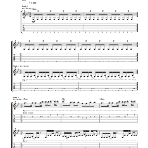 Kasabian I Hear Voices Musik Noten - Guitar Tab - 111816-0