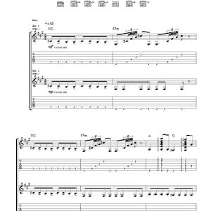 Kasabian Man Of Simple Pleasures Musik Noten - Guitar Tab - 111813-0