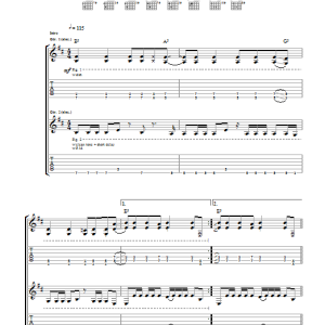 Kasabian Re-Wired Musik Noten - Guitar Tab - 111815-0