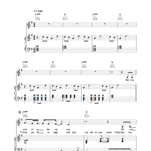 Kate Nash Birds Musik Noten - Piano, Vocal & Guitar Chords - 39050-0