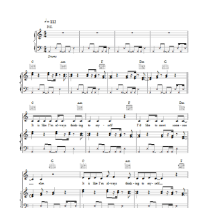 Kate Nash Shit Song Musik Noten - Piano, Vocal & Guitar Chords - 39068-0