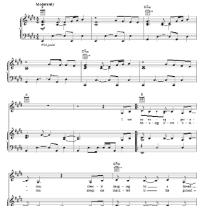 Kate Voegele Facing Up Musik Noten - Piano, Vocal & Guitar Chords - 69935-0