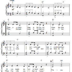 Kathy Lee Gifford Winnie's Lullaby Musik Noten - Easy Piano - 56605-0