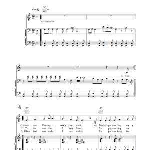 Katie Melua Mockingbird Song Musik Noten - Piano, Vocal & Guitar Chords - 26972-0