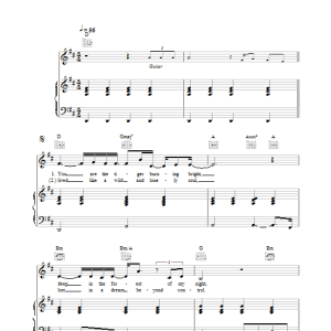 Katie Melua Tiger In The Night Musik Noten - Piano, Vocal & Guitar Chords - 26977-0