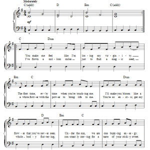 Katy Perry Hummingbird Heartbeat Musik Noten - Easy Piano - 93371-0