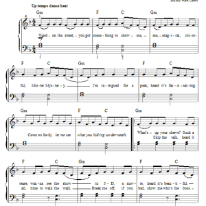 Katy Perry Peacock Musik Noten - Easy Piano - 93402-0
