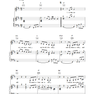 k.d. lang Outside Myself Musik Noten - Piano, Vocal & Guitar Chords - 15698-0