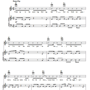 Ke$ha Tik Tok Musik Noten - Piano, Vocal & Guitar Chords - 76727-0