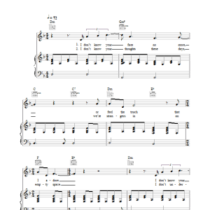 Keane We Might As Well Be Strangers Musik Noten - Piano, Vocal & Guitar Chords - 27871-0